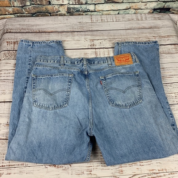 Levi's Other - Levi Strauss “505” Straight leg blue jeans size 40